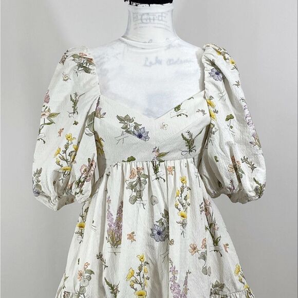 Zimmermann Jeannie Puff-Sleeve Minidress size 2/US size 6-8 - Picture 9 of 15